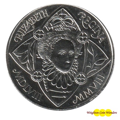2008 £5 - Queen Elizabeth I